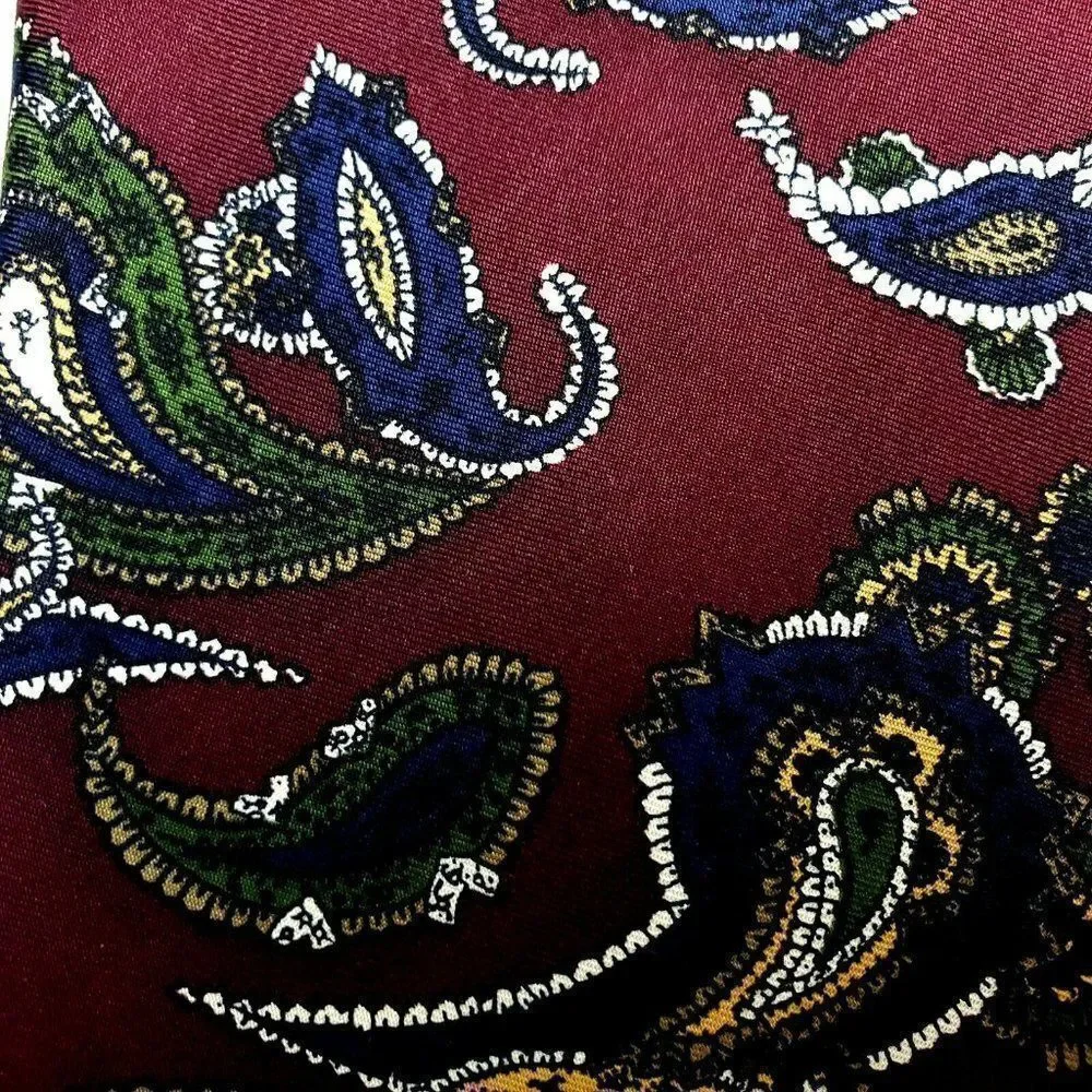 Robert Talbott Silk Tie‎ Purple Print Paisley Class